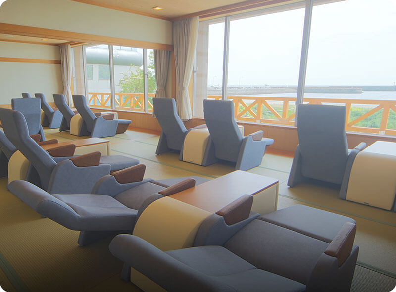 リクライニングチェア休憩所:イメージ